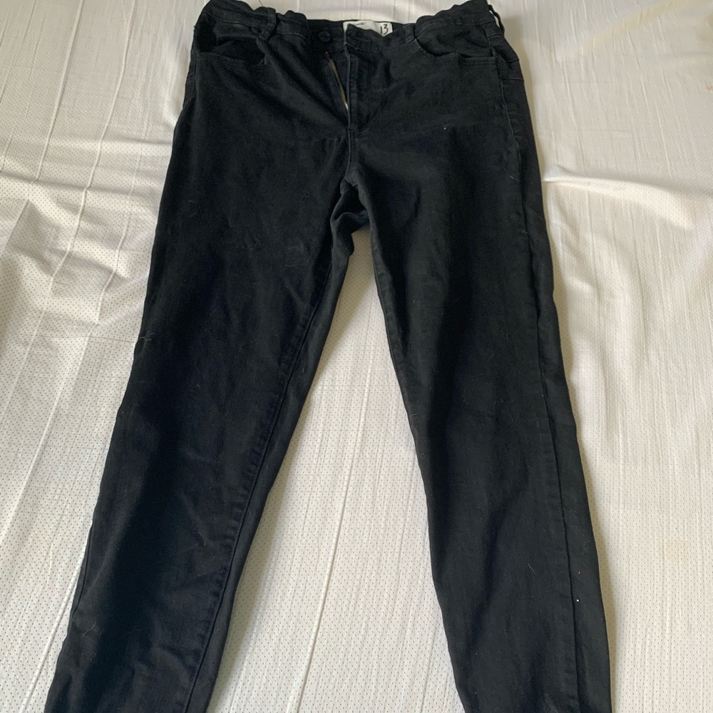Black skinny jeans Size 13 from Garage
